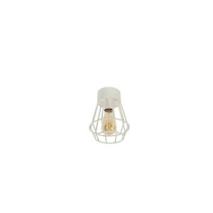 IM1 LAMPARA SUSPENDIDA T/VINTAGE 26714B-WH REJILLA BLANCA 1L E27