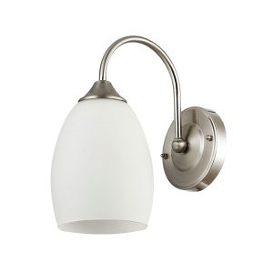 IM1 LAMPARA APLIQUE SATIN VIDRIO BLANCO H/ABAJO 21123B-1W-CH 1L E27 (CH)