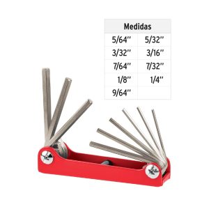 TRUPER JUEGO LLAVES ALLEN T/NAVAJA ALL-9P (15566)