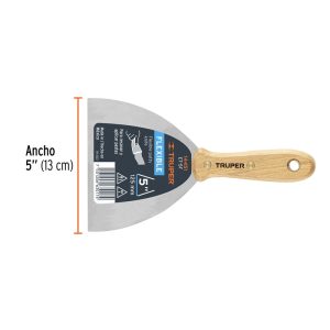 TRUPER ESPATULA PROF 5 FLEXIBLE PRETUL ET-5F (14451)
