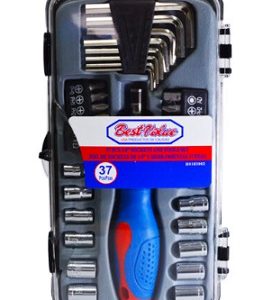 BEST VALUE JUEGO CUBO 37PZ EN PULG 1/4  H0183002