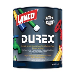 LANCO ANTICORROSIVO AGUA BTE  DUREX NEGRO DE717 (1/4)