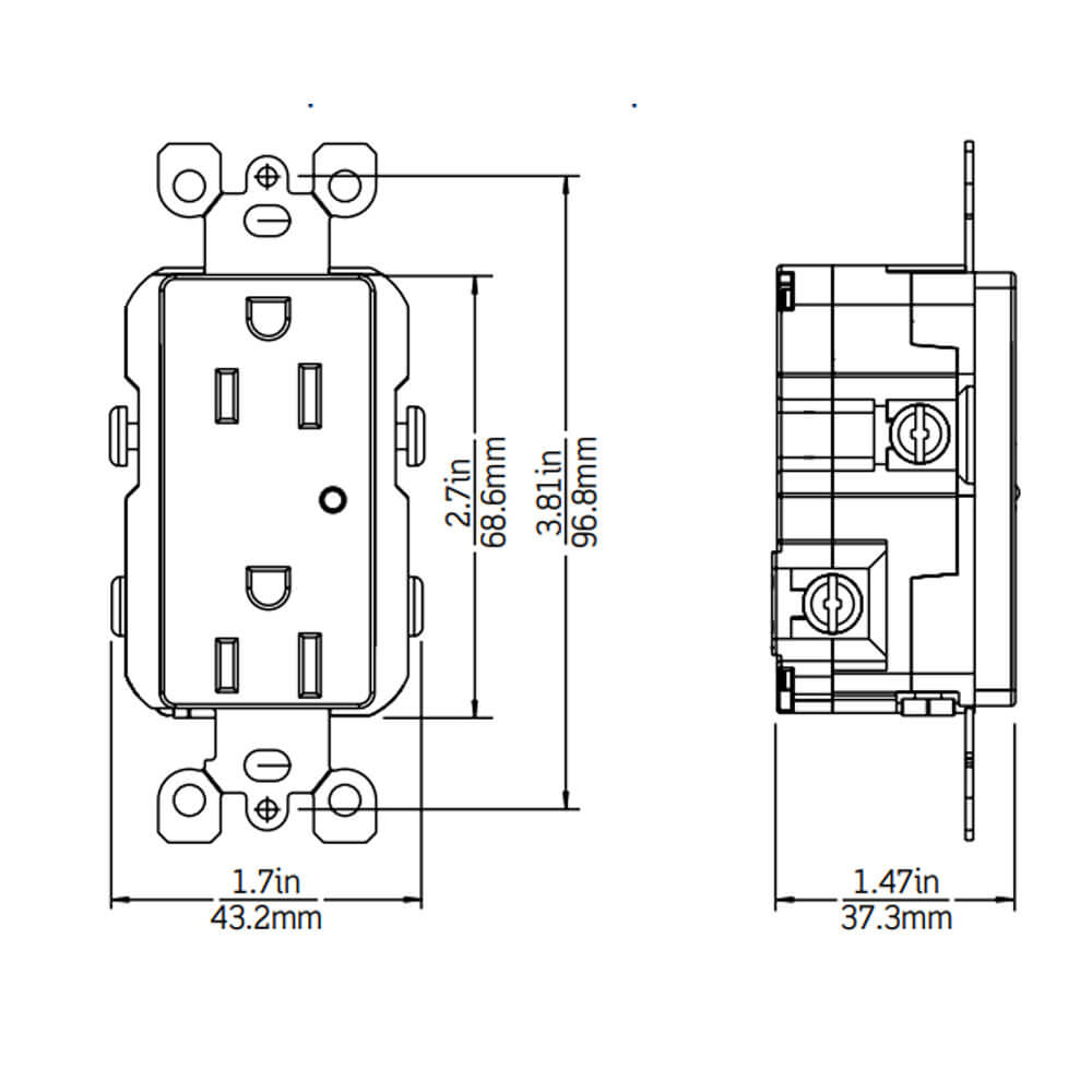 Toma con Supresor de Picos: Protección Compacta para tus Equipos