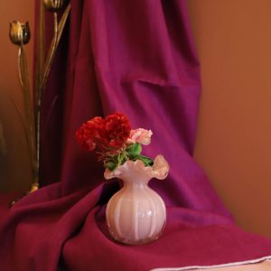 Jarrón pequeño rosa